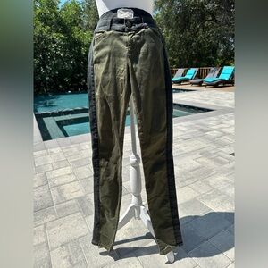 Current/Elliott Olive and Black Pants